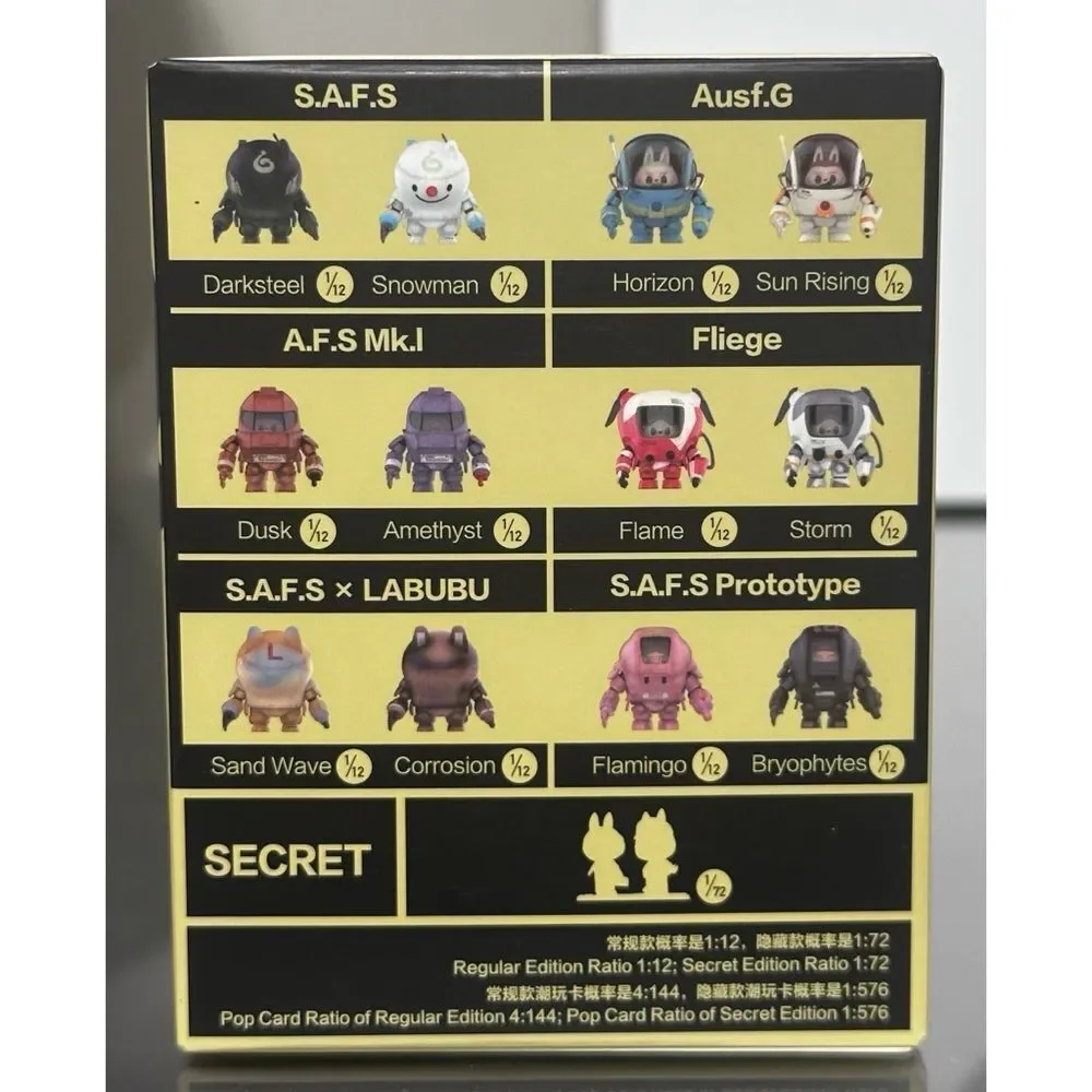 THE MONSTERS x Kow Yokoyama Ma.k. Series, S.A.F.S. X LABUBU SAND‎ WAVE UNOPENED